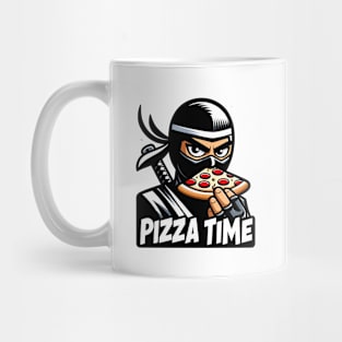 ninja eat pizza Mug